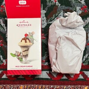Hallmark Mice Cream Sundae member exclusive 2014